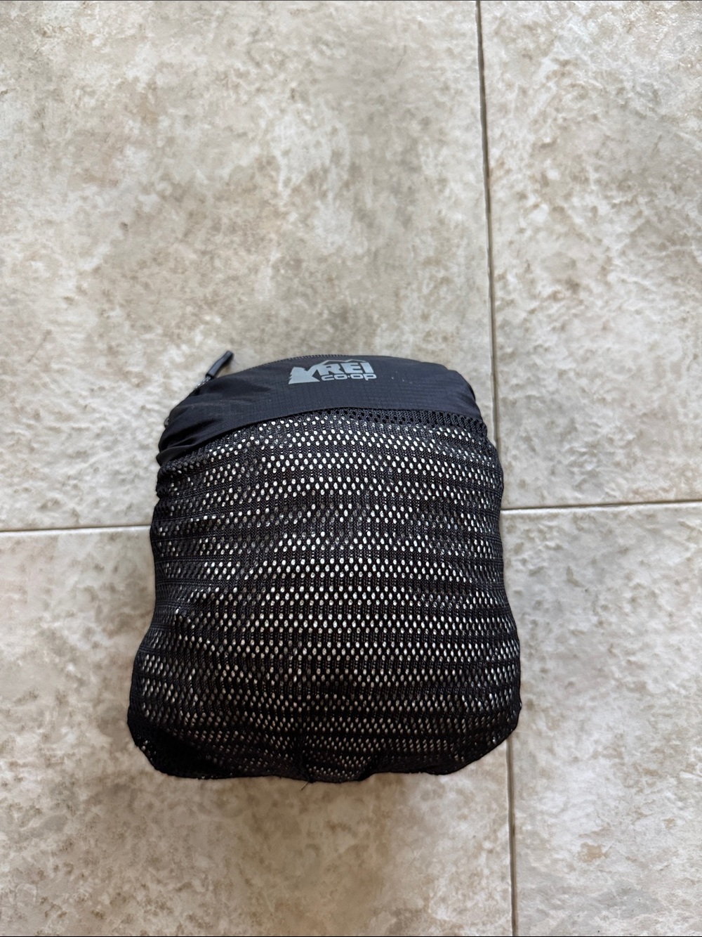 Black Packable Rain Pants
